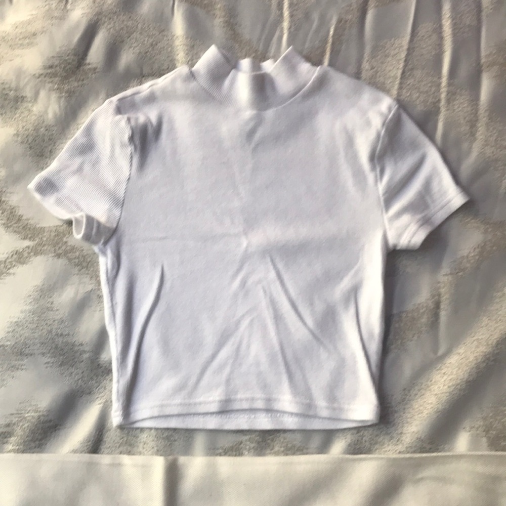 White Crop Top